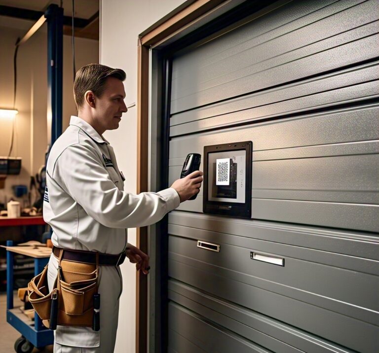 smart garage door opener install